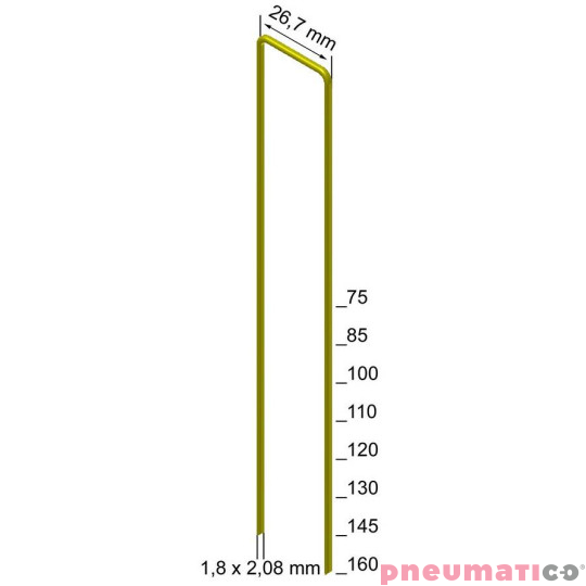 Zszywka TYP WP-150 1op. 1450szt.