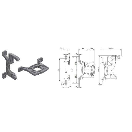 Mocowanie Pneumax T174Y Mocowanie Pneumax T174Y
