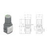 Reduktor z manometrem Pneumax T172BRMA Reduktor z manometrem Pneumax T172BRMA
