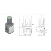 Reduktor z manometrem Pneumax T173BRMC Reduktor z manometrem Pneumax T173BRMC