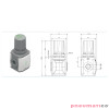 Reduktor z manometrem Pneumax T173BRMD Reduktor z manometrem Pneumax T173BRMD