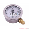 Manometr glicerynowy M63 0-16 bar dolne przyłącze G1/4" POLMO Manometr glicerynowy M63 0-16 bar dolne przyłącze G1/4" POLMO