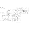 Zawór membranowy ACL TYP107 G1-1/4 DN37 N.C.2/2 NBR Zawór membranowy ACL TYP107 G1-1/4 DN37 N.C.2/2 NBR