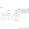 Zawór membranowy ACL TYP107 G1 1/2  DN37 N.C.2/2 EPDM Zawór membranowy ACL TYP107 G1 1/2  DN37 N.C.2/2 EPDM