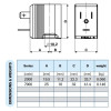 Cewka M&M 12V DC 7W TYP 2000 Cewka M&M 12V DC 7W TYP 2000