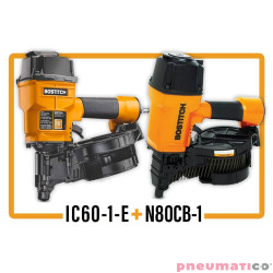 ZESTAW Gwoździarka pneumatyczna Stanley - Bostitch IC60-1-E + N80CB-1ML-E