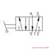 Zawór dźwignia Pneumax MANUALNY G1/8" 5/2 2-POZYCYJNY CZERWONY Zawór dźwignia Pneumax MANUALNY G1/8" 5/2 2-POZYCYJNY CZERWONY