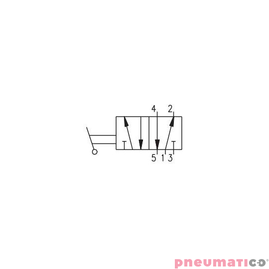 Zawór dźwignia Pneumax 1/4" 5/2 DŹWIGNIA Z BLOKADA Zawór dźwignia Pneumax 1/4" 5/2 DŹWIGNIA Z BLOKADA