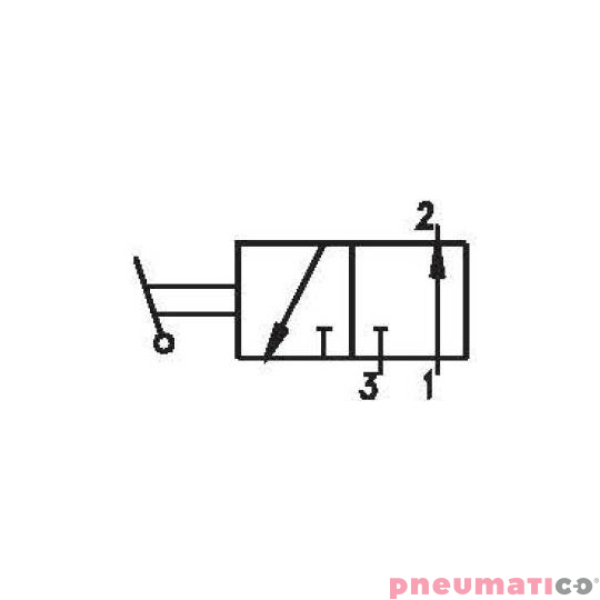 Przełącznik krótki Pneumax 2-POZ. 3/2 PRZEW.4MM Z BOKU N.O. Przełącznik krótki Pneumax 2-POZ. 3/2 PRZEW.4MM Z BOKU N.O.