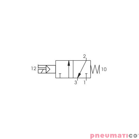 Elektrozawór Pneumax ECO G1/8" 3/2 110VAC-SPRĘŻYNA Elektrozawór Pneumax ECO G1/8" 3/2 110VAC-SPRĘŻYNA