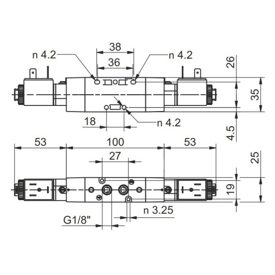 Elektrozawór Pneumax Tecno ECO G1/8 T488.52.0.0.M58 220VAC Elektrozawór Pneumax Tecno ECO G1/8 T488.52.0.0.M58 220VAC