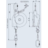 Balanser linkowy Carl Stahl Kromer 5.2-6.5kg 1600mm Balanser linkowy Carl Stahl Kromer 5.2-6.5kg 1600mm