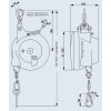Balanser linkowy Carl Stahl Kromer 4.5-7.0kg 2000mm Balanser linkowy Carl Stahl Kromer 4.5-7.0kg 2000mm