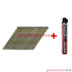 Gwoździe łączone drutem WW 2.8/63 BK 1op.- 2.200szt. GAZ