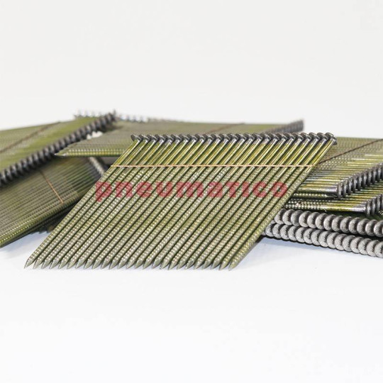 Gwoździe łączone drutem WW 3.1/90 BK RI 1op.- 2.200szt. GAZ