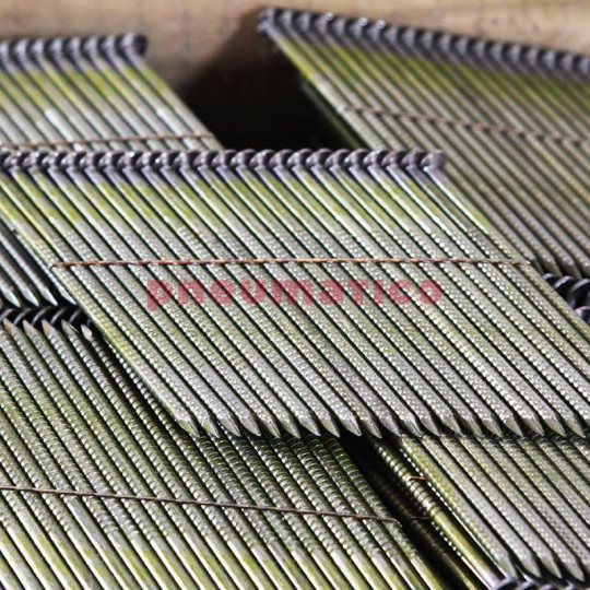 Gwoździe łączone drutem WW 3.1/90 BK RI 1op.- 2.200szt. GAZ