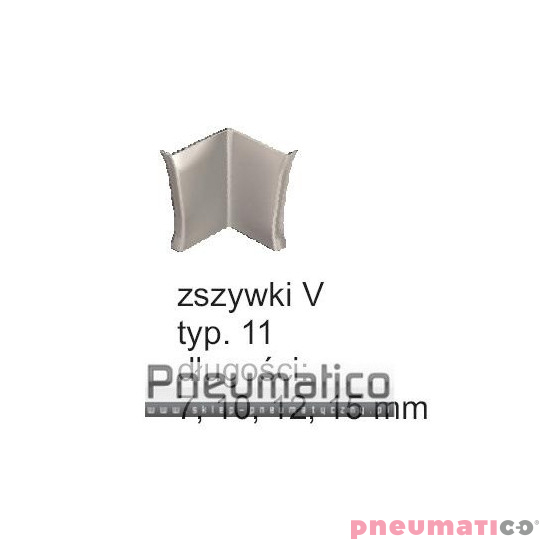 Zszywka do ramek INOX typ V07 1 op.- 4000szt. Zszywka do ramek INOX typ V07 1 op.- 4000szt.