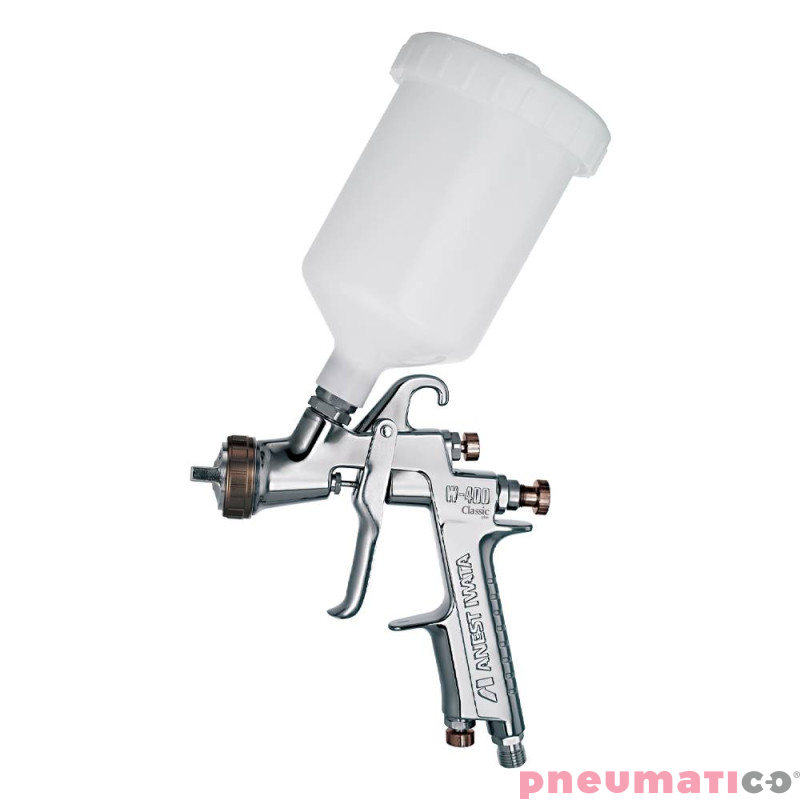 Pistolet lakierniczy Iwata High T.E.C. W-400 WBX z górnym zbiornikiem Pistolet lakierniczy Iwata High T.E.C. W-400 WBX z górnym zbiornikiem