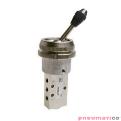 Zawór dźwignia Pneumax ROZDZIELACZ PNEUM. M5 5/2-DŹWIGNIA PION CZARNY
