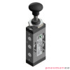 Zawór ręczny - przycisk typu grzybek dwupozycyjny Pneumax 5/2 1/8" TECNO Zawór ręczny - przycisk typu grzybek dwupozycyjny Pneumax 5/2 1/8" TECNO