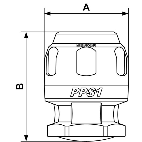 Zaślepka Prevost 20mm PPS1 BO20
