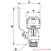 Zawór kulowy z jednostronnym gwintem zew. równoległy Prevost 25mm R3/4 PPS1 RSIM2527 Zawór kulowy z jednostronnym gwintem zew. równoległy Prevost 25mm R3/4 PPS1 RSIM2527