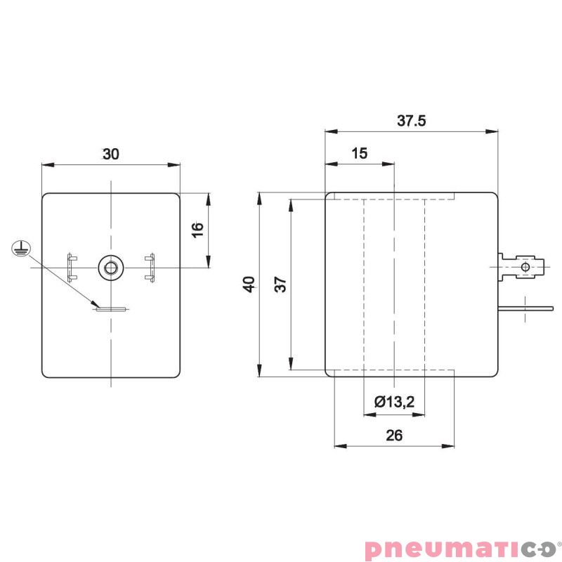 Cewka Univer DB-0502 24V DC U2 Cewka Univer DB-0502 24V DC U2