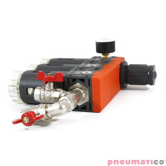 Zestaw filtrów Pneumatico  AIRPRO-3 0,01 mikrona z aktywnym węglem 1/2" Zestaw filtrów Pneumatico  AIRPRO-3 0,01 mikrona z aktywnym węglem 1/2"