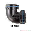 Kolano 90° aluminiowe Prevost 100mm PPS1 9C100 Kolano 90° aluminiowe Prevost 100mm PPS1 9C100