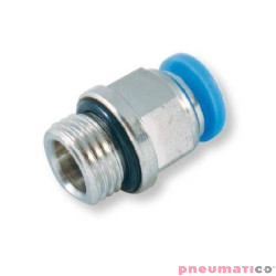 Złączka wtykowa prosta TEKALAN RQSG 4 NBR gw. zewnętrzny 1/8" RQSG184G