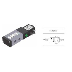 Zawór elektropneumatyczny 5/2 PNEUMAX 1/8 8880.52.00.39.F56 24VAC