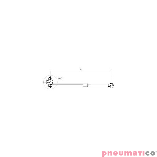 Ramię reakcyjne liniowe BNP BRL10 750