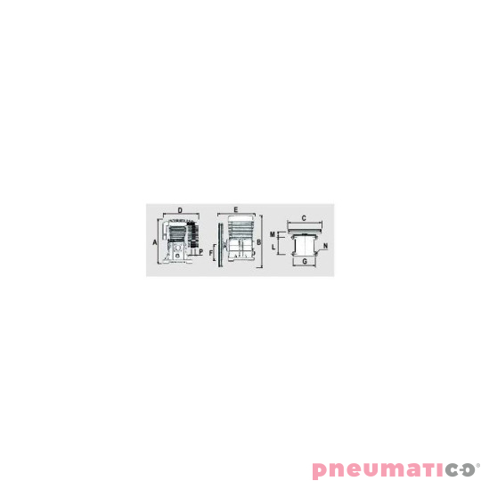 POMPA TŁOKOWA - AGREGAT SPRĘŻARKOWY NUAIR NB7 840 l/min POMPA TŁOKOWA - AGREGAT SPRĘŻARKOWY NUAIR NB7 840 l/min