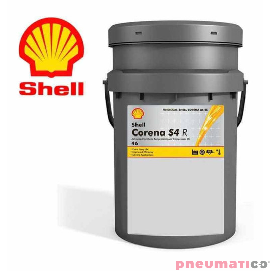 Olej do kompresorów śrubowych CORENA  S4 R46 SHELL - 20 litrów