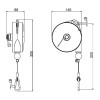 Balanser linkowy TECNA 9322IL 4-6 kg 2000mm Balanser linkowy TECNA 9322IL 4-6 kg 2000mm