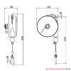 Balanser linkowy TECNA 9323IL 6-8 kg 2000mm Balanser linkowy TECNA 9323IL 6-8 kg 2000mm