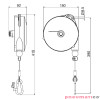 Balanser linkowy TECNA 9336IL 2-4 kg 2500mm Balanser linkowy TECNA 9336IL 2-4 kg 2500mm