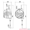 Balanser linkowy TECNA 9507RL 70-80 kg 2100mm Balanser linkowy TECNA 9507RL 70-80 kg 2100mm