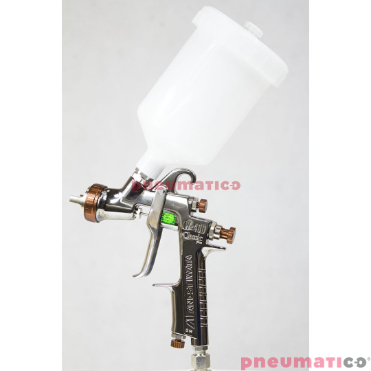 Pistolet lakierniczy Iwata High T.E.C. W400 BellAria  LV2   z górnym zbiornikiem