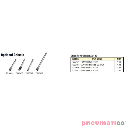 Młotek dłuto pneumatyczne Nitto KOHKI ACH-16 Młotek dłuto pneumatyczne Nitto KOHKI ACH-16