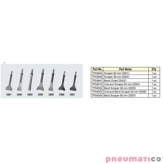 Skrobak pneumatyczny Nitto KOHKI S-250 Skrobak pneumatyczny Nitto KOHKI S-250