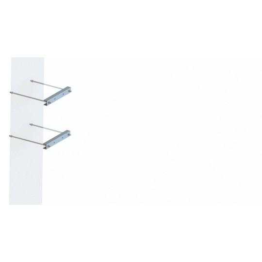 Mocowanie żurawa do ściany Mocowanie żurawa do ściany