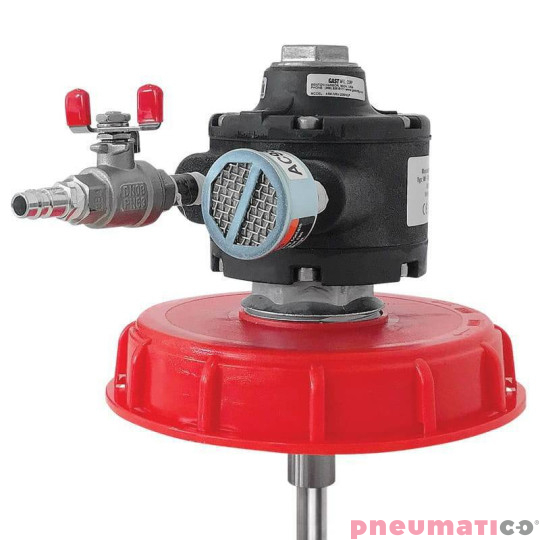 Mieszadło pneumatyczne bezsmarowne na pojemniki MP-1300SS Pneumatico MP-1300 SSBS Mieszadło pneumatyczne bezsmarowne na pojemniki MP-1300SS Pneumatico MP-1300 SSBS