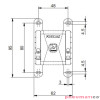 Mocowanie Pneumax T171Y Mocowanie Pneumax T171Y
