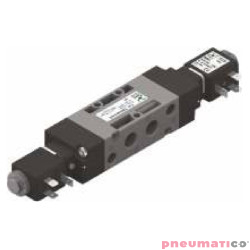 Zawór elektromagnetyczny - rozdzielacz (zasilanie wewnętrzne pilotów) 5/3 PNEUMAX