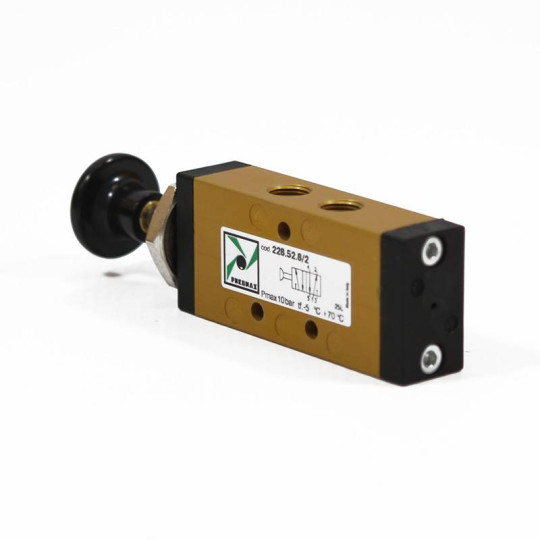 Zawór ręczny - przycisk dwupozycyjny 5/2 PNEUMAX