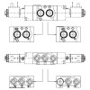 Elektrozawór 5/2 - 4/2 (zestaw uniwersalny) PNEUMAX T514.92.00.35.B58 220V Elektrozawór 5/2 - 4/2 (zestaw uniwersalny) PNEUMAX T514.92.00.35.B58 220V