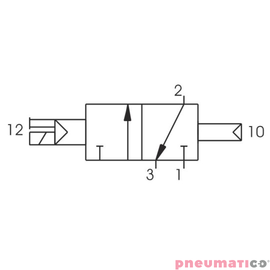Zawór elektromagnetyczny - cewka sprężyna powietrzna 3/2 PNEUMAX T488.32.0.12.M11 24 VDC Zawór elektromagnetyczny - cewka sprężyna powietrzna 3/2 PNEUMAX T488.32.0.12.M11 24 VDC