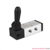 Zawór ręczny 5/2-G1/4" monostabilny PNEUMATICO JLR4101S Zawór ręczny 5/2-G1/4" monostabilny PNEUMATICO JLR4101S