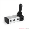 Zawór ręczny 5/2-G1/4" bistabilny PNEUMATICO JLR4200B Zawór ręczny 5/2-G1/4" bistabilny PNEUMATICO JLR4200B